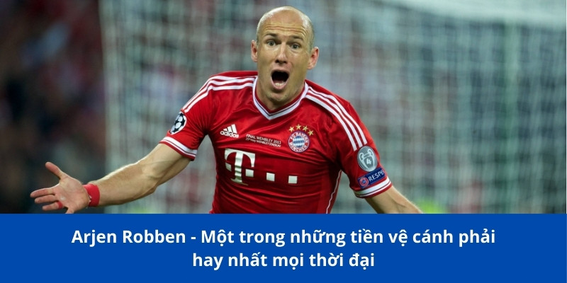 Bongdalu Giới Thiệu Những Tiền Vệ Cánh Phải Hay Nhất Mọi Thời Đại Được Ngưỡng Mộ 3 Arjen Robben - Một trong những tiền vệ cánh phải hay nhất mọi thời đại